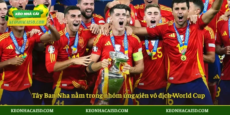 Tây Ban Nha nằm trong nhóm ứng viên vô địch World Cup