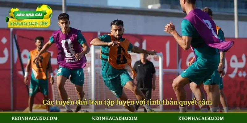Mỹ gia hạn thời gian lưu trú Iran tại World Cup 2026 2 Các tuyển thủ Iran tập luyện với tinh thần quyết tâm
